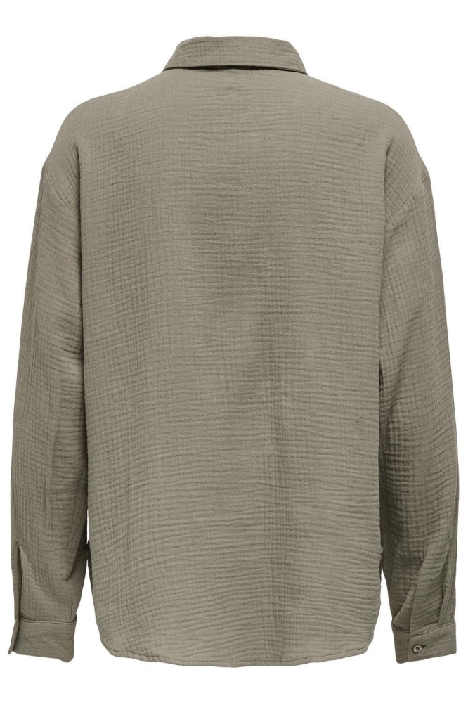 JDYTHEIS LIFE L/S LOOSE SHIRT WVN N 15271018 BRINDLE